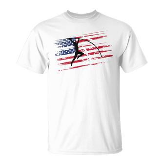 Pole Vault Fun Patriotic For Pole Vaulting T-Shirt - Monsterry AU