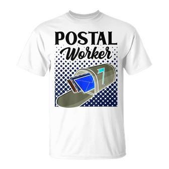 Postal Worker Mailman Mail Postman Courier T-Shirt - Seseable