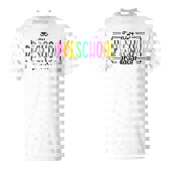 Preschool Graduation 2024 Graduate Grad Last Day Of School T-Shirt | Mazezy