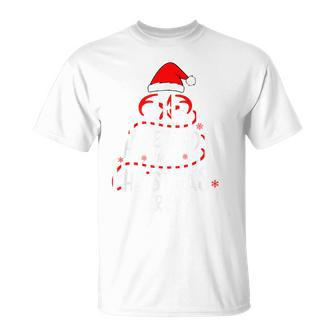 Pretend I'm A Christmas Tree Easy Fun Costume T-Shirt - Monsterry