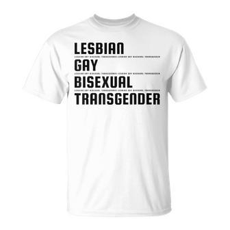 Pride Month Lesbian Gay Bisexual Transgender Lgbtq T-Shirt - Thegiftio UK