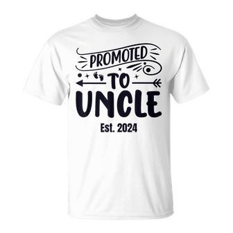 Promoted To Uncle 2024 Soon To Be Uncle Mens T-Shirt | Mazezy CA