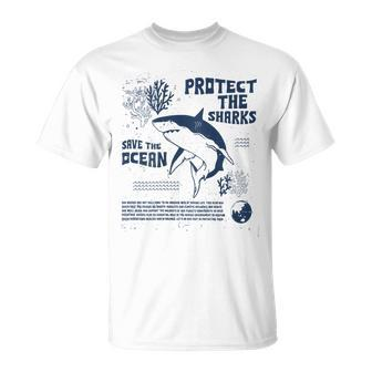 Protect The Local Sharks Scuba Diving Save The Ocean T-Shirt - Thegiftio UK