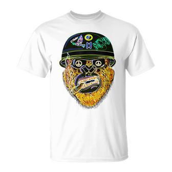 Psychedelic Stoned Gorilla Ape T-Shirt - Monsterry UK