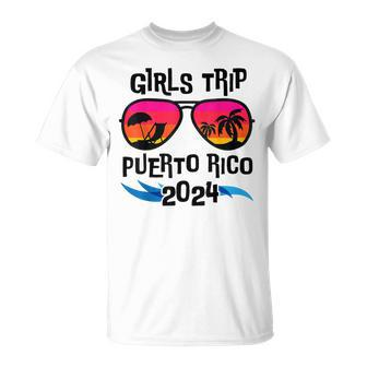 Puerto Rico Girls Trip 2024 Vacation Group Weekend Party T-Shirt | Mazezy