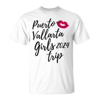 Puerto Vallarta Girls Trip 2024 Fun Matching Mexico Vacation T-Shirt | Mazezy CA