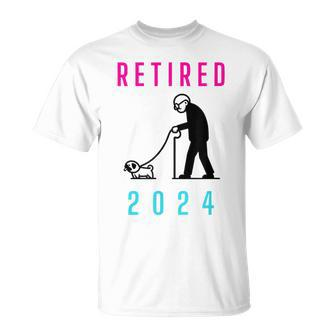 Pug Owner Retirement T-Shirt - Seseable