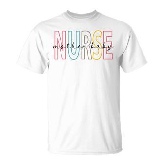 R4yv Mother Baby Nurse Vintage Postpartum Nursing Life T-Shirt - Monsterry DE