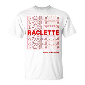 Raclette Amusante Pour Amateur De Fromage Remerciement T-Shirt - Cadeauxyz