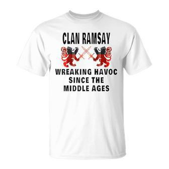 Ramsay Scottish Tartan Scotland Family Clan Name T-Shirt - Seseable
