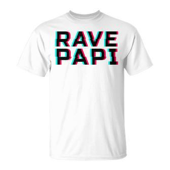 Rave Papi Edm Music Festival Optical Illusion Father's Day T-Shirt - Monsterry DE