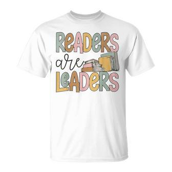 Readers Are Leaders T-Shirt - Seseable