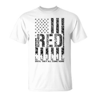 Red Friday Military Until They All Come Home T-Shirt - Monsterry AU