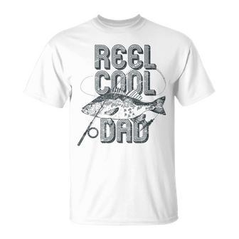 Reel Cool Dad Fishing Fathers Day For Fisherman T-Shirt - Seseable