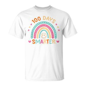 Retro 100 Days Of School Teachers Students 100Th Day School T-Shirt - Monsterry