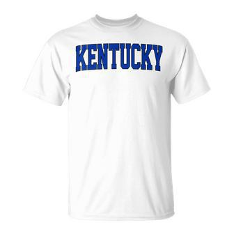 Retro Kentucky Vintage Kentucky Blue Throwback Classic T-Shirt | Mazezy