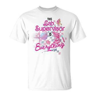 Retro This Lab Supervisor Is Everything Lab Week 2024 T-Shirt | Mazezy