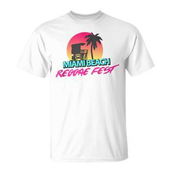 Retro Miami Beach Florida Retro Vintage Style T-Shirt - Monsterry UK