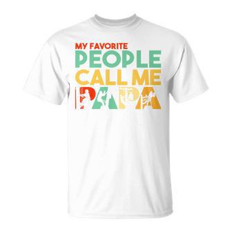 Retro Papa Line Worker Papa Witzigatertag T-Shirt - Geschenkecke