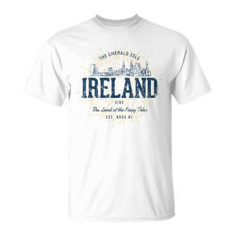 Retro Style Vintage Ireland T-Shirt - Monsterry