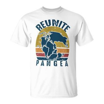 Retro Vintage Reunite Pangea Geologist -Geology T-Shirt - Monsterry