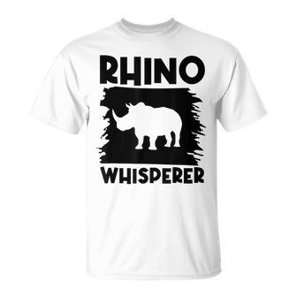 Rhino Whisperer Gorditos Unicornios Rinoceronte Gordo Camiseta unisex - Regaloses