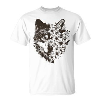 Therian Alpha Wolf Grunge Aesthetic T-Shirt - Monsterry