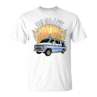 Road Trip For Van Camping Vanlife Fans T-Shirt - Monsterry