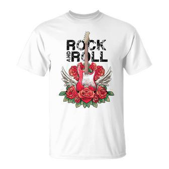 Lets Rock Rock&Roll Vintage Electric Guitars Rock Concert T-Shirt - Monsterry CA