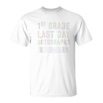 Rockstar 1St Grade Last Day Autographs Signing Day Signature T-Shirt - Monsterry DE