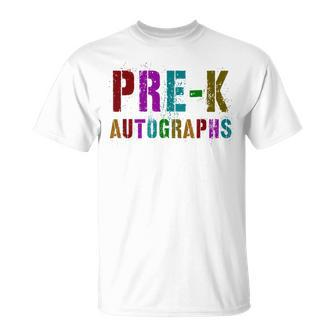 Rockstar Pre-K Class Autographs Last Day Signature Sign My T-Shirt - Monsterry DE