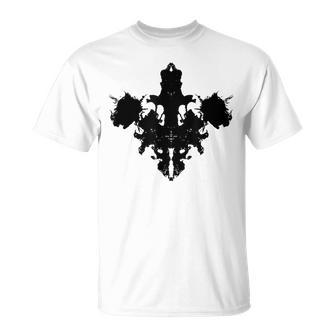 Rorschach Ink Blot Test T Psychology T-Shirt - Monsterry UK