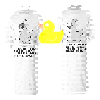 Rubber Duck Mom Mama Duck T-Shirt - Monsterry
