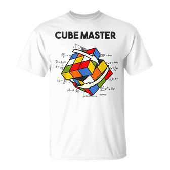 Rubik's Cube Magic Cube Retro Rubi Vintage Nerd White T-Shirt - Seseable