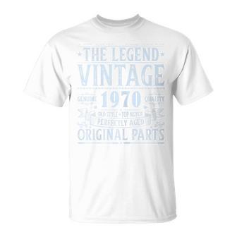 S Vintage De 1970 Para Mujer Retro Divertidas Cumpleaños De 1970 Camiseta unisex - Regaloses