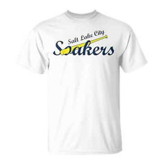 Salt Lake City Soakers Athletic T-Shirt - Seseable