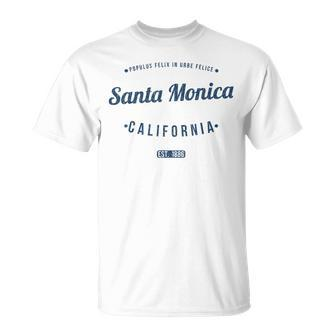 Santa Monica Kalifornienintage-Souvenir Ca Santa Monica T-Shirt - Seseable