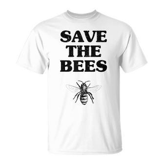 Save The Bees T Vintage Beekeeping T-Shirt - Monsterry UK