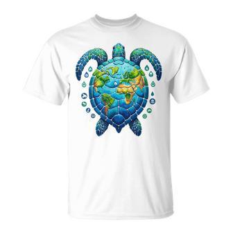 Sea Turtle Earth Day 2024 Sea Animals Sea Turtle T-Shirt - Seseable