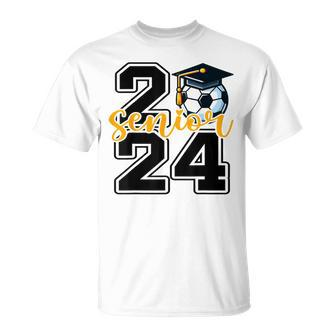 Senior 2024 Soccer Senior Class Of 2024 Soccer Graduation T-Shirt | Mazezy
