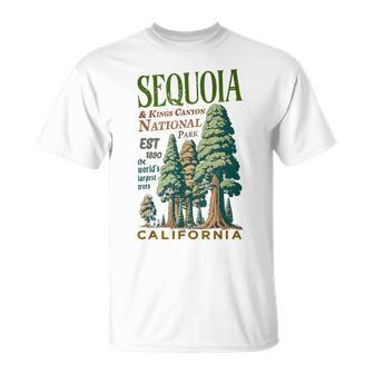 Sequoia Kings Canyon National Parks T-Shirt | Mazezy