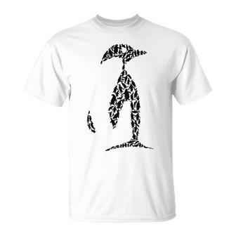 Silhouette Penguins For Penguin Lover Penguin T-Shirt - Monsterry DE