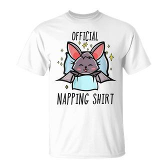 Sleeping Bat Pajamas Sleepyhead T-Shirt - Monsterry AU
