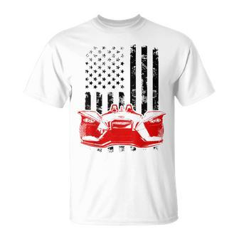 Slingshot Car American Usa Flag Patriotic Sling Shot T-Shirt - Monsterry UK