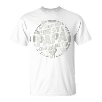 So Sieht Der Beste Papa Der Weltatertags -Atertag Opa Raglan T-Shirt - Geschenkecke