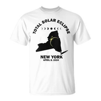 Solar Eclipse 2024 New York Solar Eclipse T-Shirt | Mazezy