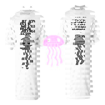 Sólo Un Niño Que Ama Medusas Camiseta unisex - Regaloses