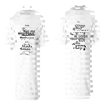 Some Grandmas Play Bingo Real Grandmas Watch Hockey T-Shirt - Thegiftio UK