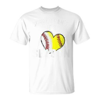 Sorry I Can't It's Baseball Softball Season T-Shirt - Seseable