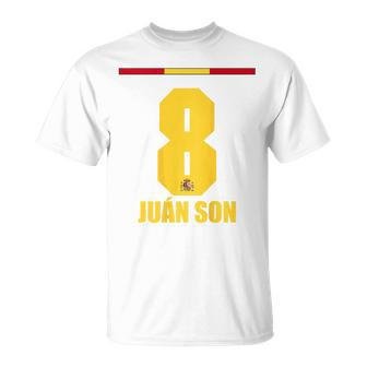 Spain Sauf Jersey Juan Son Saufnamen T-Shirt - Seseable